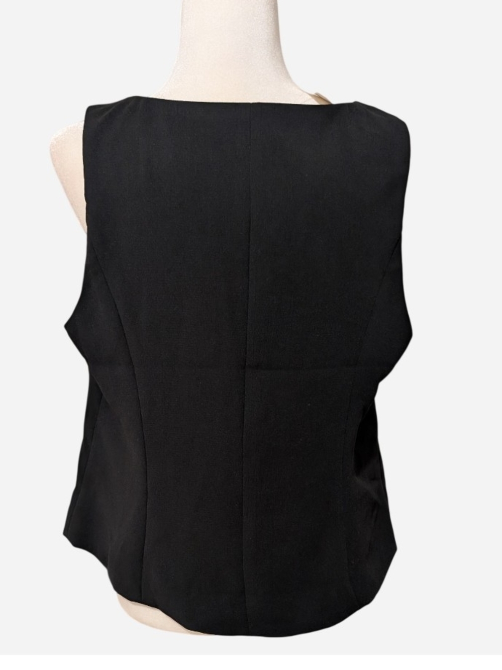 a new day Black Button-Front Vest - Picture 2 of 7